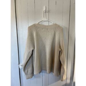 Womens Oatmeal Knit Cardigan